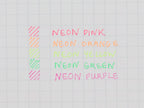 Sarasa Select Neon Ink NJK