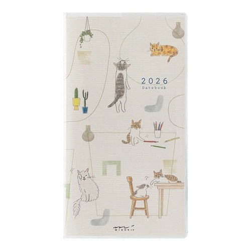 Sayo Koizumi Cat Pocket Diary 2026 / MIDORI