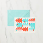 Season's Greetings Christmas Card / Letterpress Letters