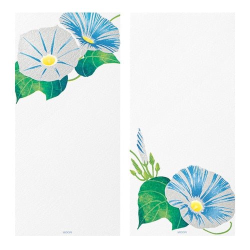 Seasons Silk-Print Envelope Letter Paper / MIDORI