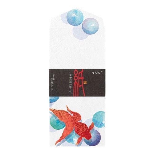 Seasons Silk-Print Envelope / MIDORI