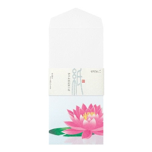 Seasons Silk-Print Envelope / MIDORI