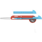 Serrated Blade Cutter with Measuring Tape / Nakabayashi