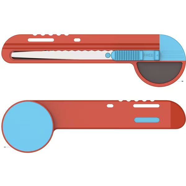 Serrated Blade Cutter with Measuring Tape / Nakabayashi