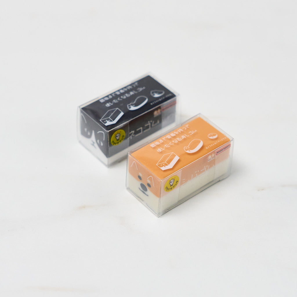 Shiba and Neko Gomu Eraser / Sun-Star