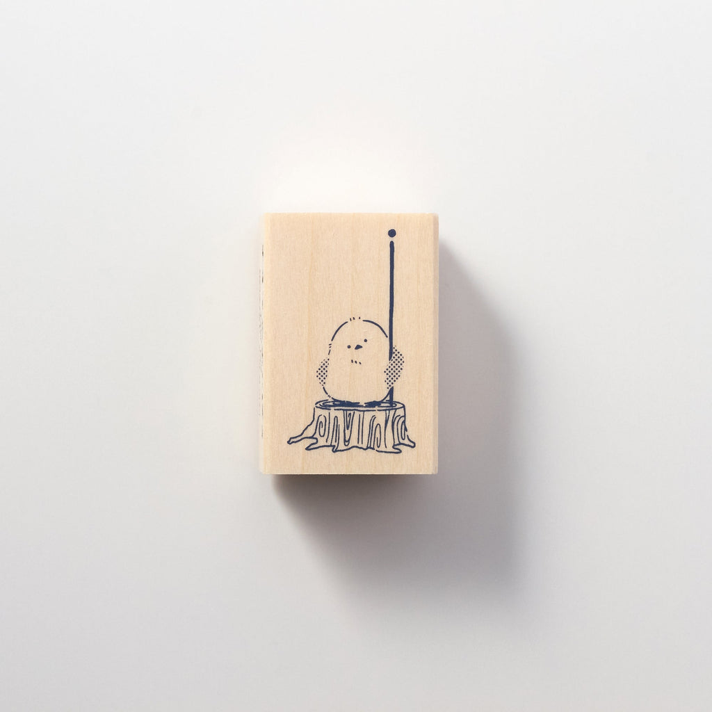 Shimaenaga Irodori Wooden Rubber Stamp Flag / BEVERLY