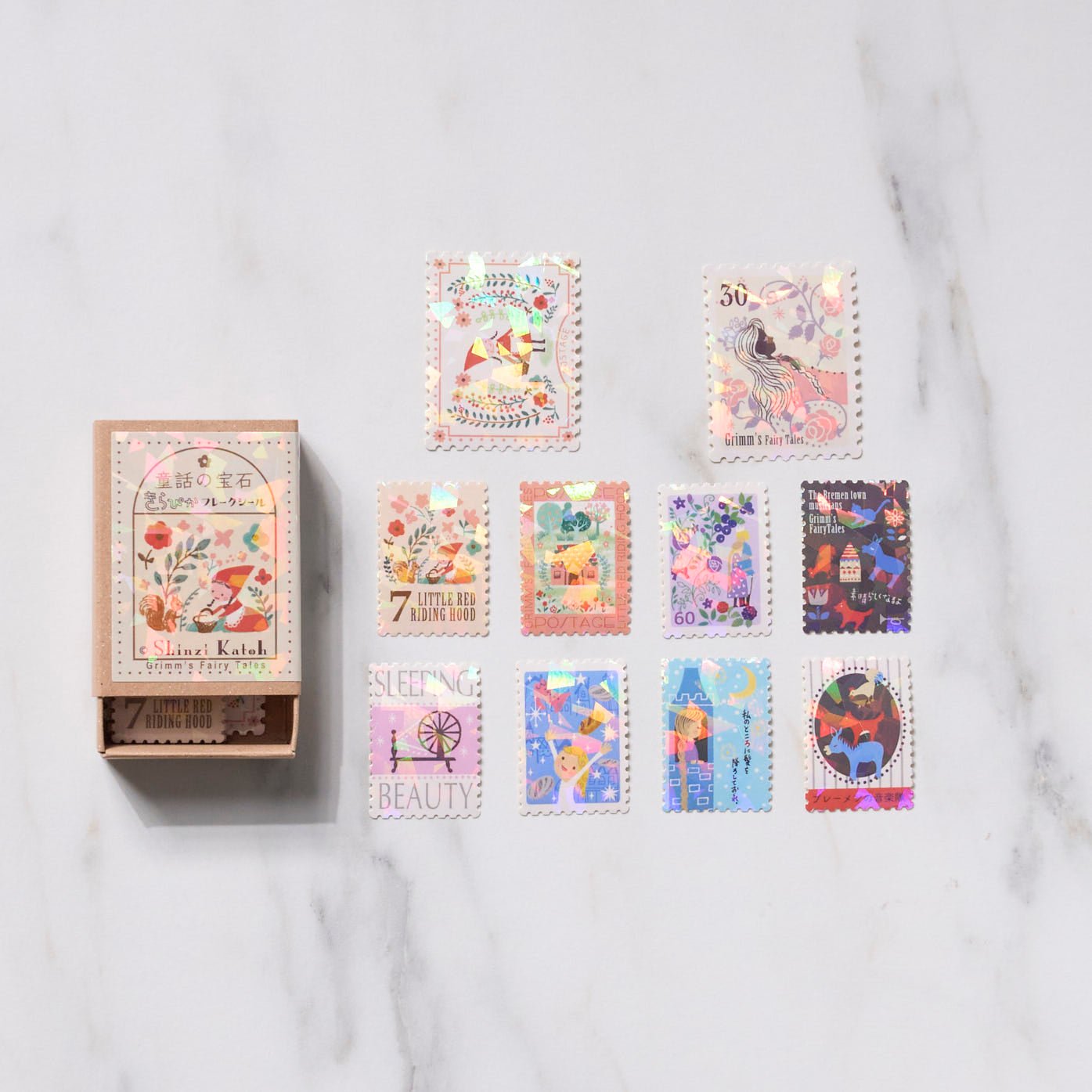 Shinzi Katoh Kirapika Flake Stickers - Fairy Tale Jewels / Seal Do