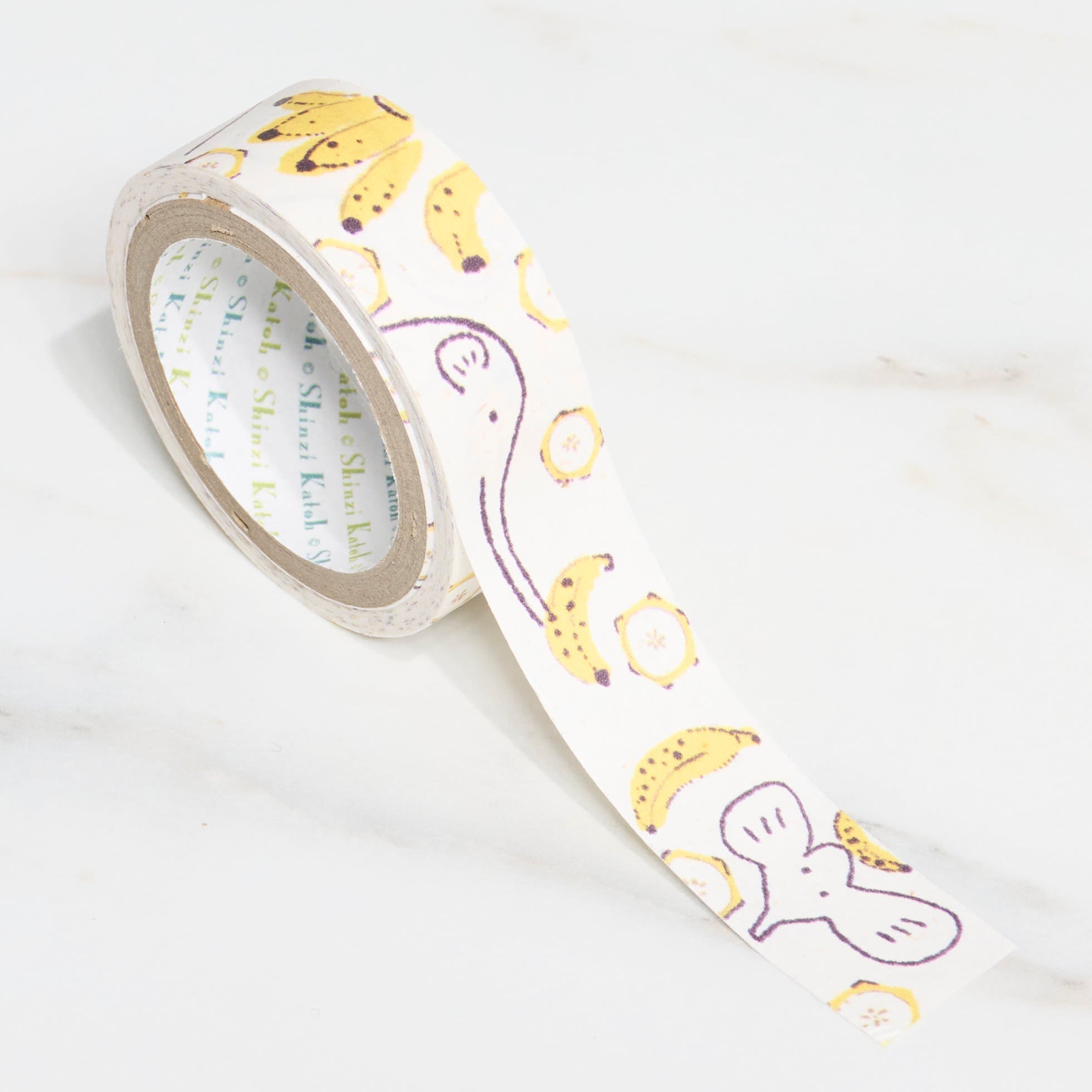 Shinzi Katoh Kirapika Masking Tape - Banana Paper Tape / Seal Do