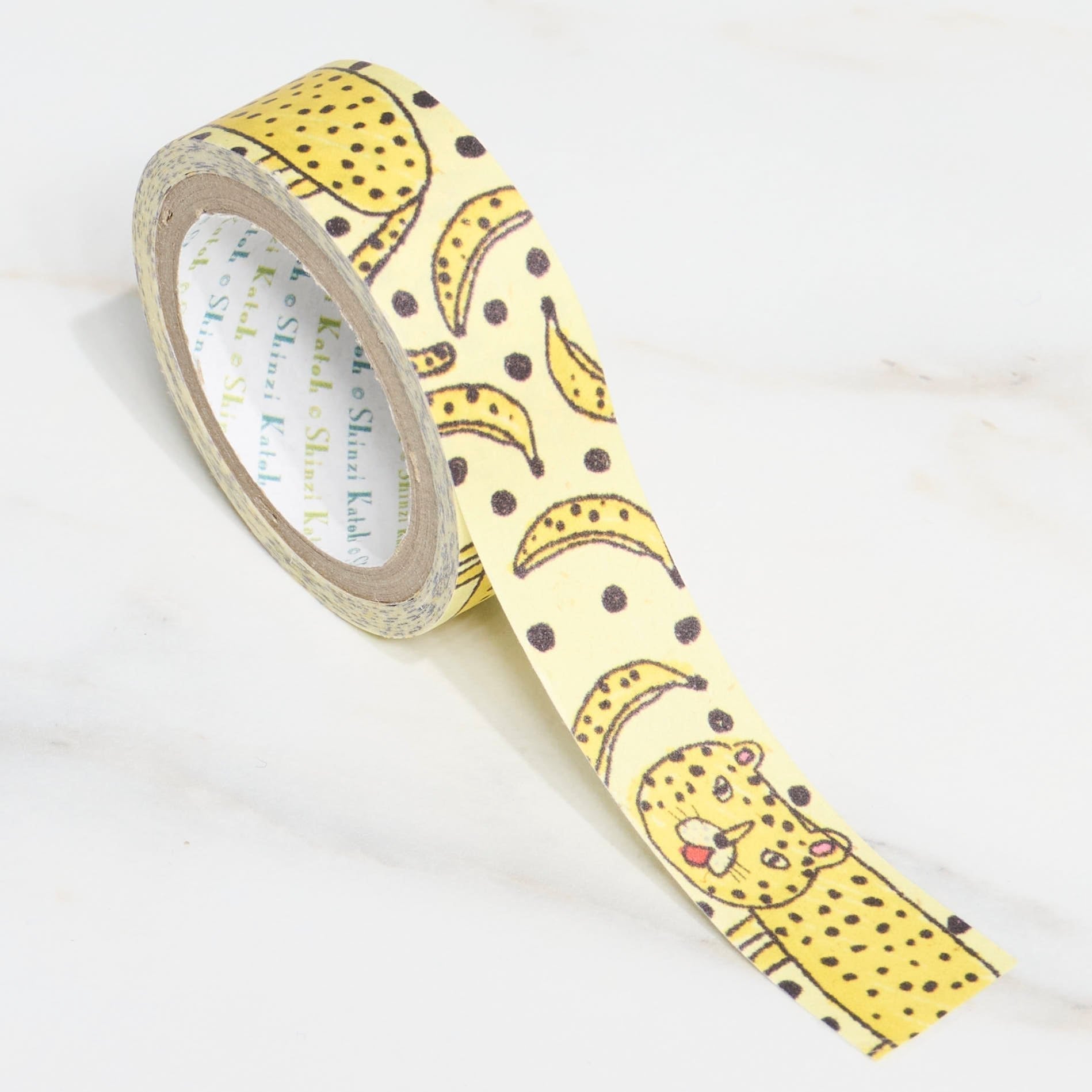 Shinzi Katoh Kirapika Masking Tape - Banana Paper Tape / Seal Do