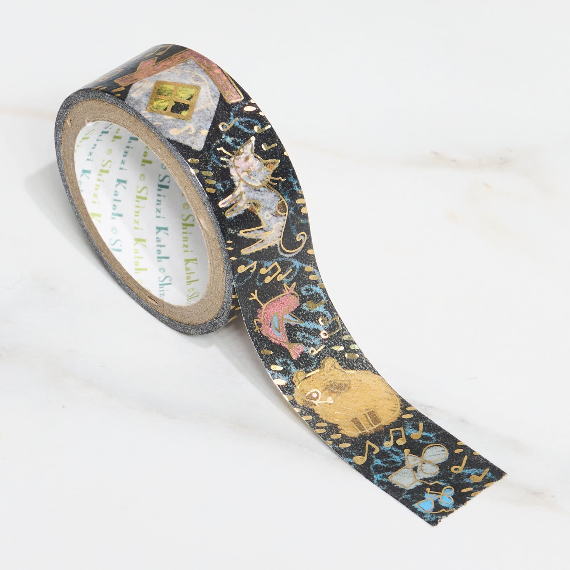 Shinzi Katoh Kirapika Masking Tape - Miyazawa Kenji Series #1 / Seal Do