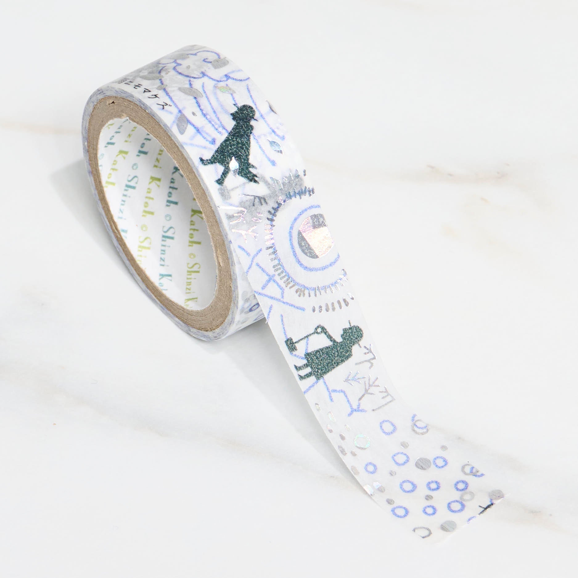 Shinzi Katoh Kirapika Masking Tape - Miyazawa Kenji Series #2 / Seal Do