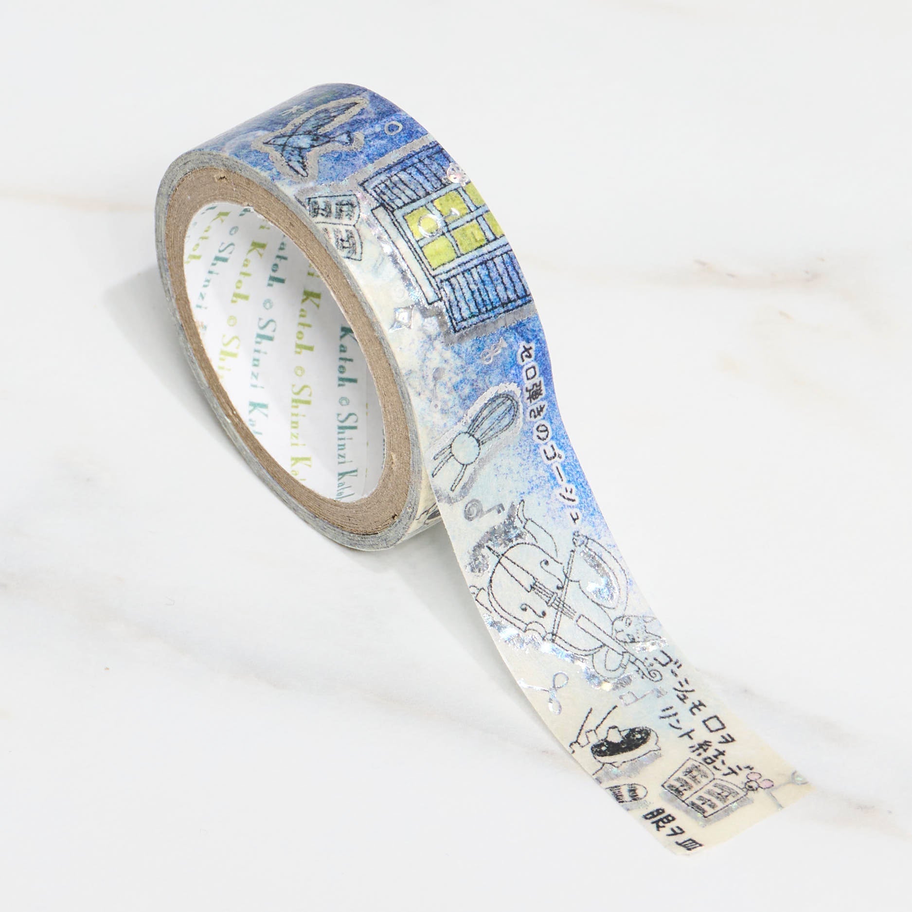 Shinzi Katoh Kirapika Masking Tape - Miyazawa Kenji Series #3 / Seal Do