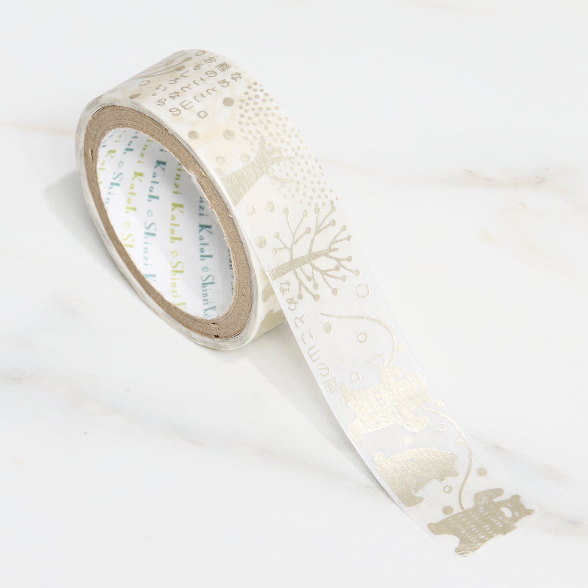 Shinzi Katoh Masking Tape - Miyazawa Kenji Series Silhouette / Seal Do