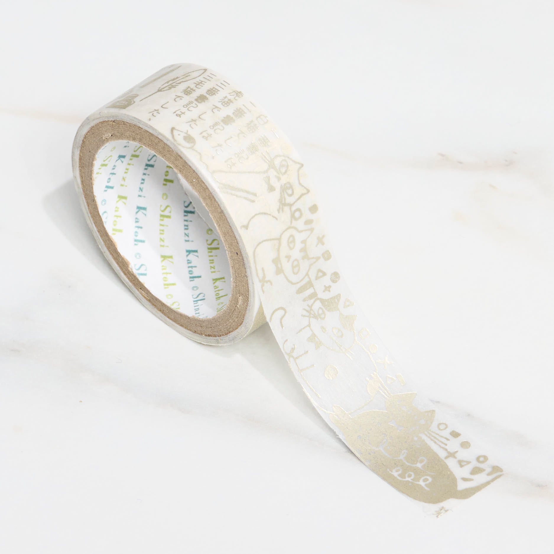 Shinzi Katoh Masking Tape - Miyazawa Kenji Series Silhouette / Seal Do