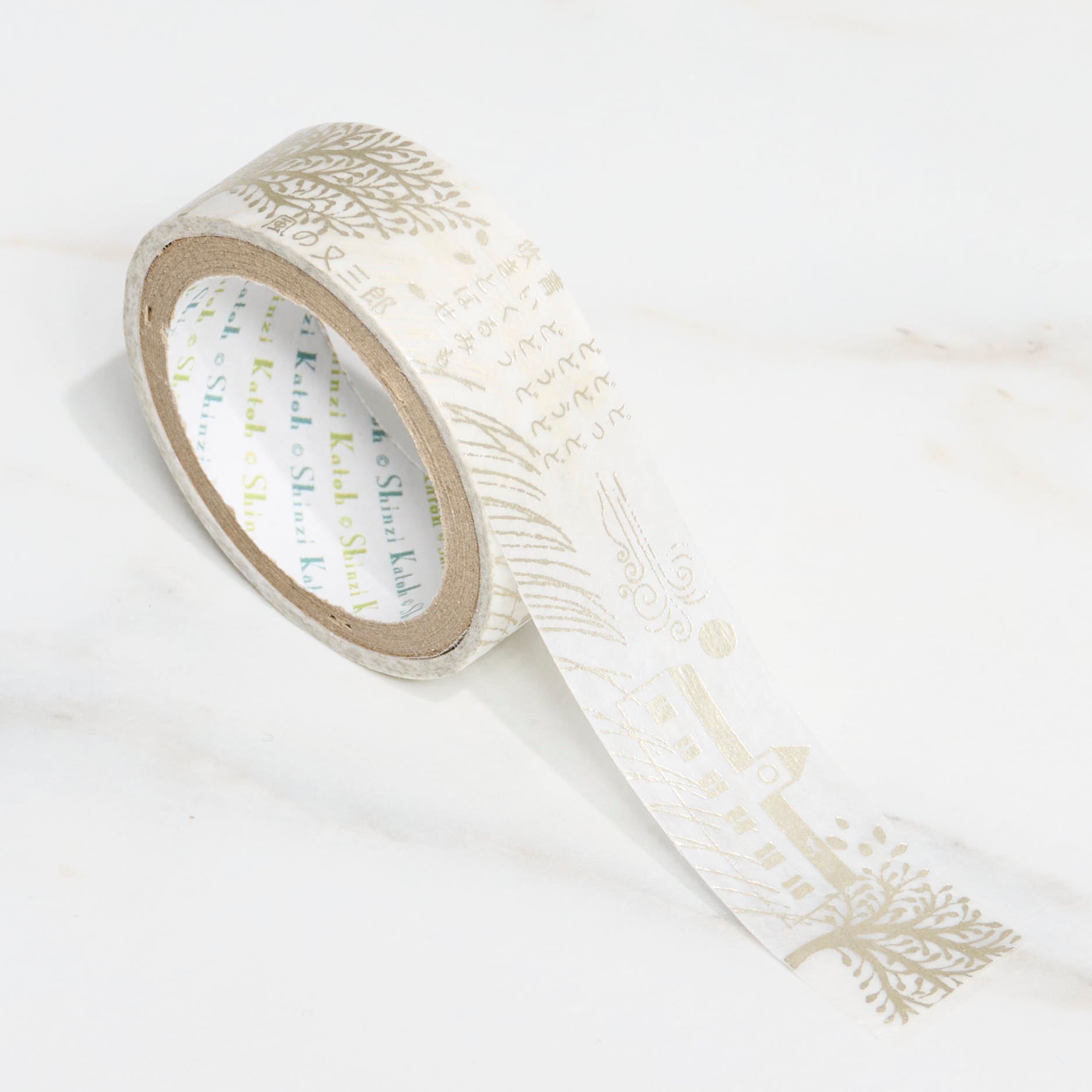 Shinzi Katoh Masking Tape - Miyazawa Kenji Series Silhouette / Seal Do
