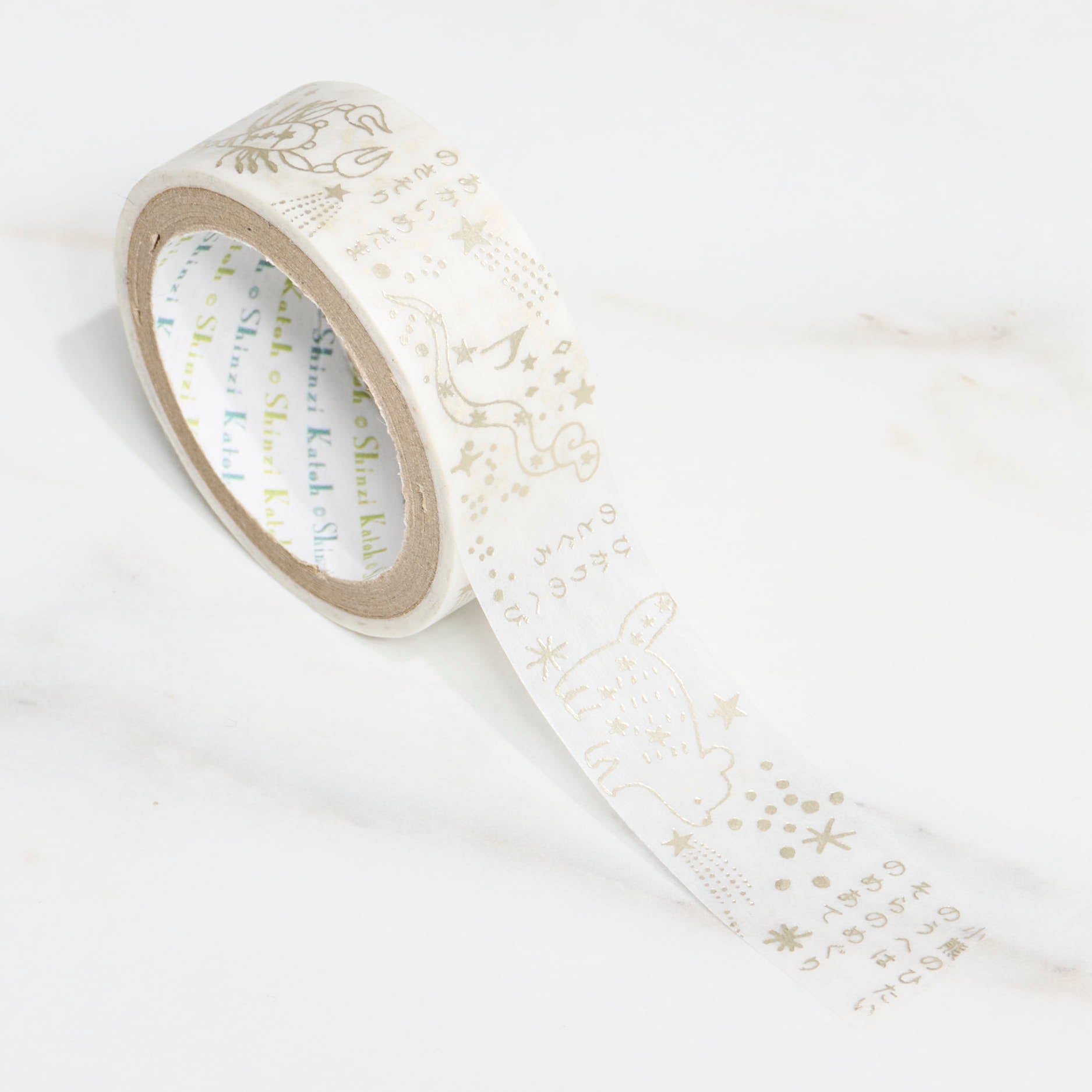 Shinzi Katoh Masking Tape - Miyazawa Kenji Series Silhouette / Seal Do