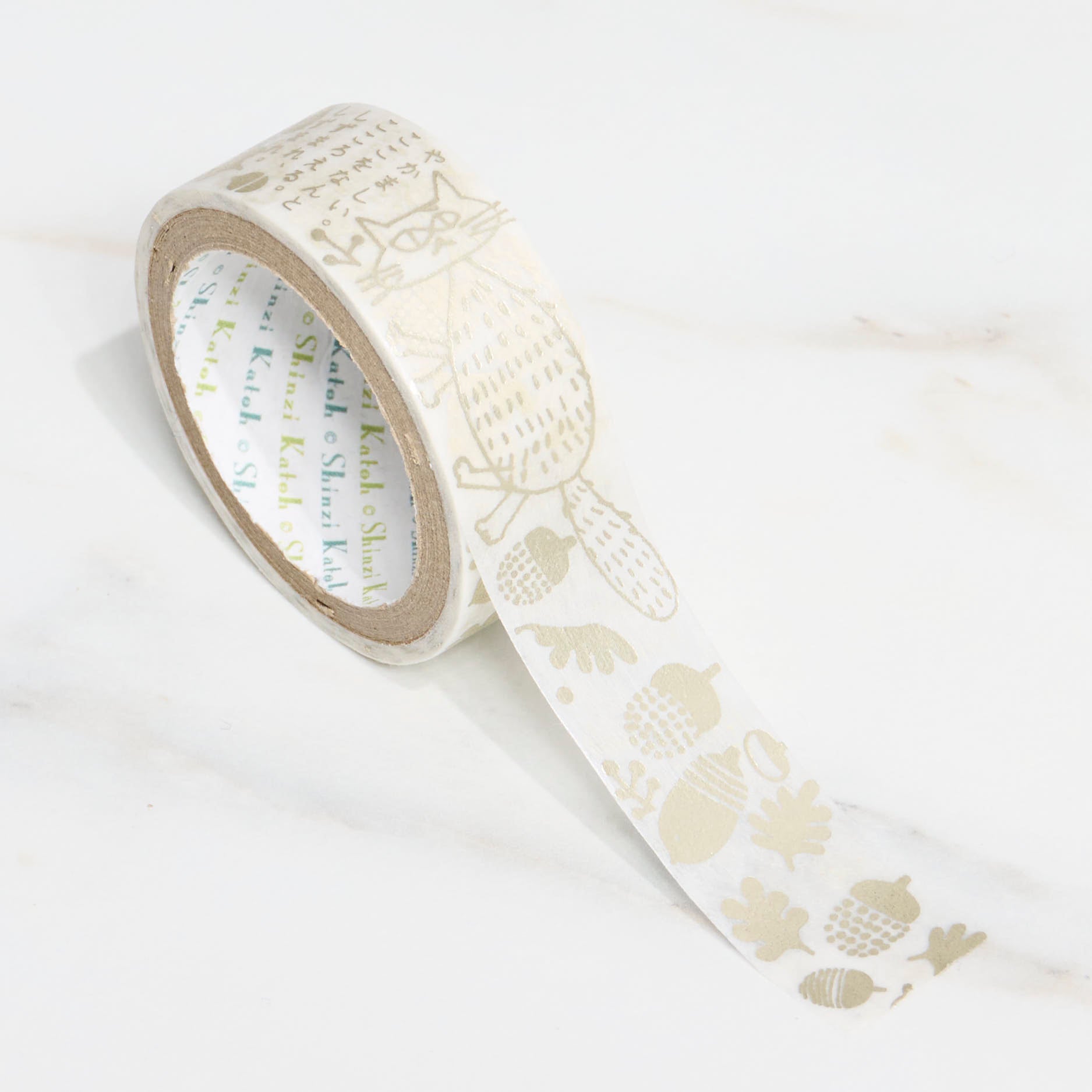 Shinzi Katoh Masking Tape - Miyazawa Kenji Series Silhouette / Seal Do