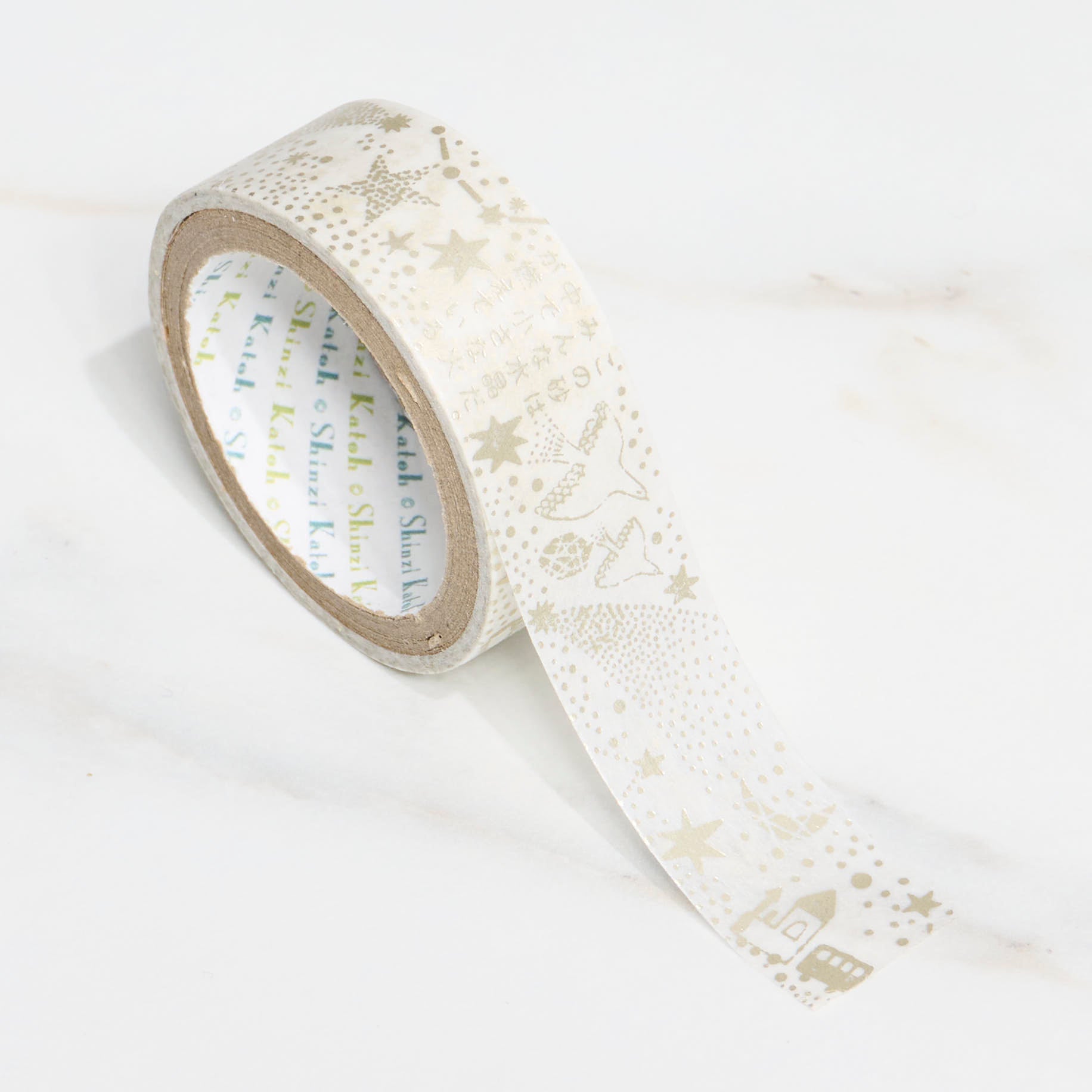 Shinzi Katoh Masking Tape - Miyazawa Kenji Series Silhouette / Seal Do