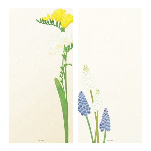 Seasons Silk-Print Envelope Letter Paper / MIDORI