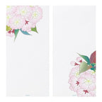 Seasons Silk-Print Envelope Letter Paper / MIDORI