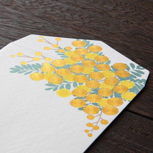 Seasons Silk-Print Envelope / MIDORI