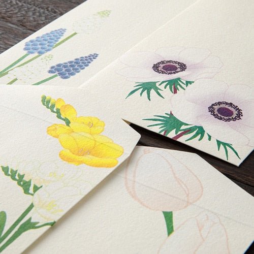 Seasons Silk-Print Envelope / MIDORI
