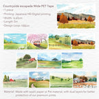 Countryside Escapade Wide Washi/PET Tape