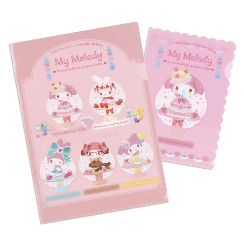 My Melody Sweet Lookbook Clear File Set