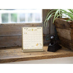 Small Ring Desk Calendar 2026 / MIDORI