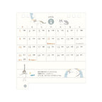 Small Ring Desk Calendar 2026 / MIDORI