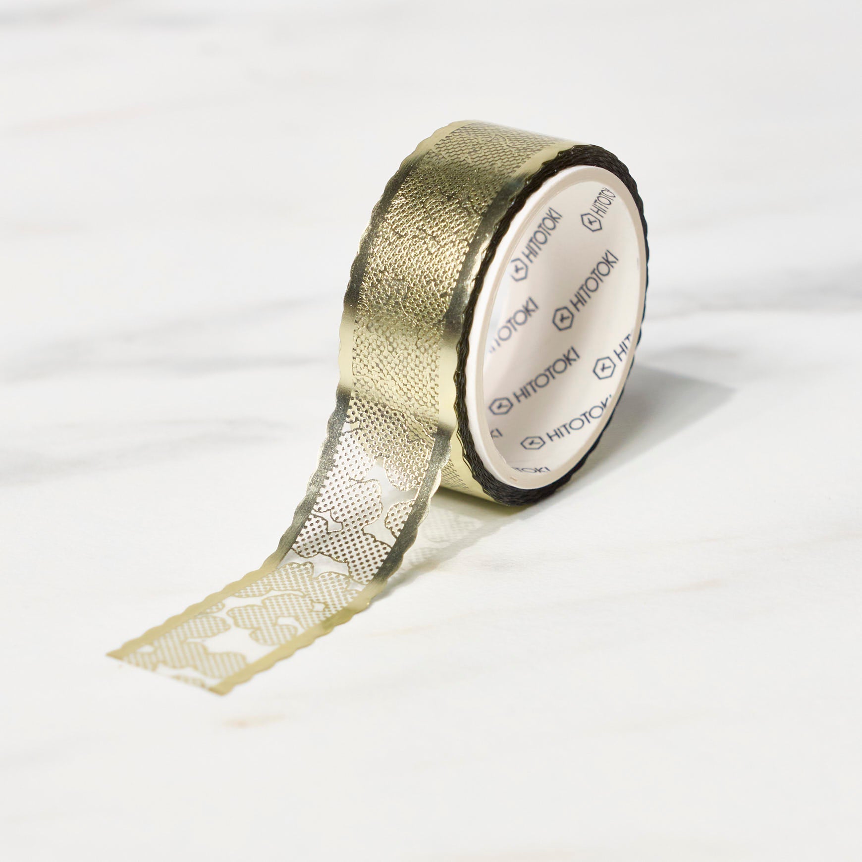 SODA 5th Edition Masking Tape White Gold Foil X-Cut Type / KING JIM