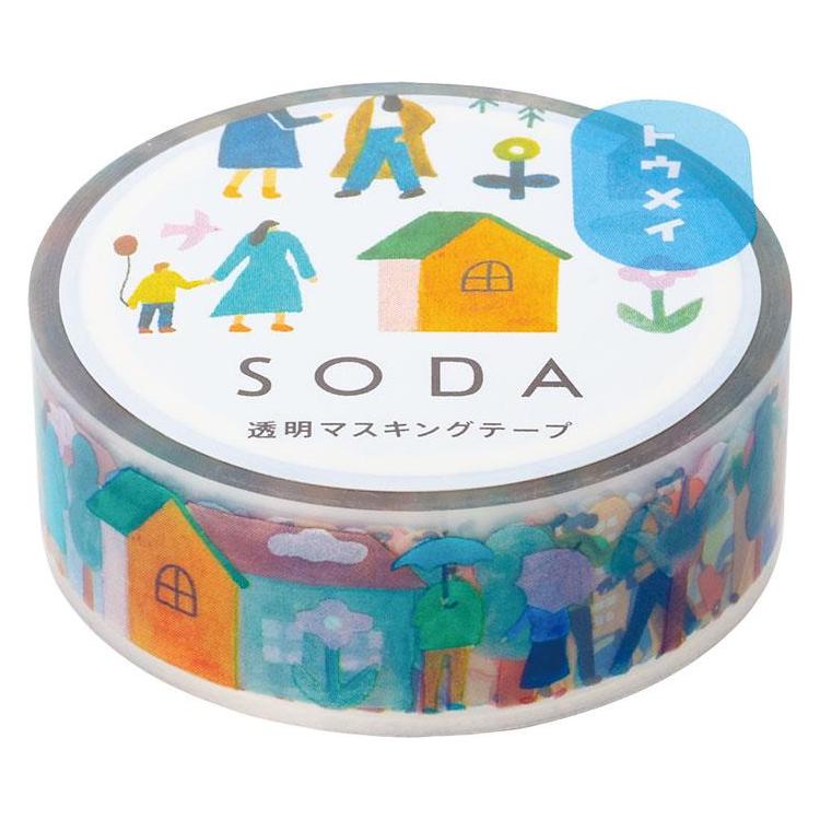SODA Transparent Masking Tape 1st Edition / KING JIM