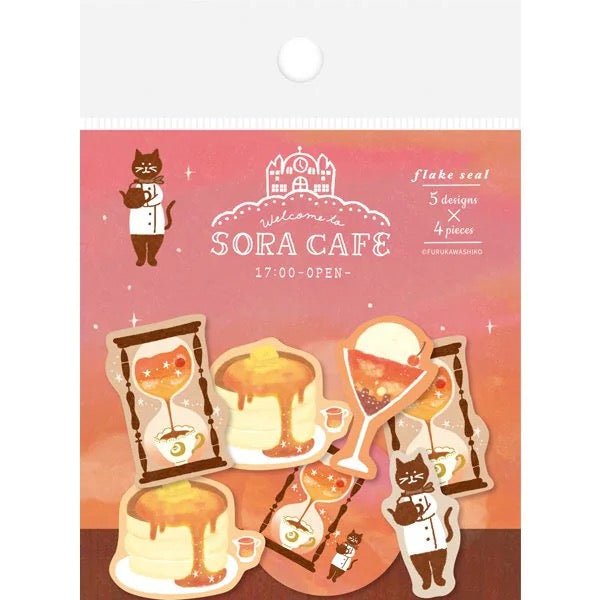 SORA CAFE Flake Seal Stickers / Furukawa Shiko