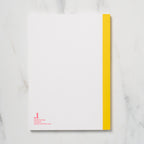 Spine-Wrapped Notebook A5 / Letterpress Letters
