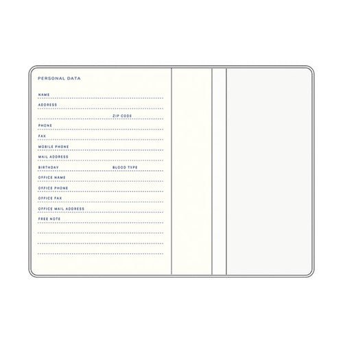 Spring A6 Schedule Book Monthly Sunday Start mula / RYU-RYU