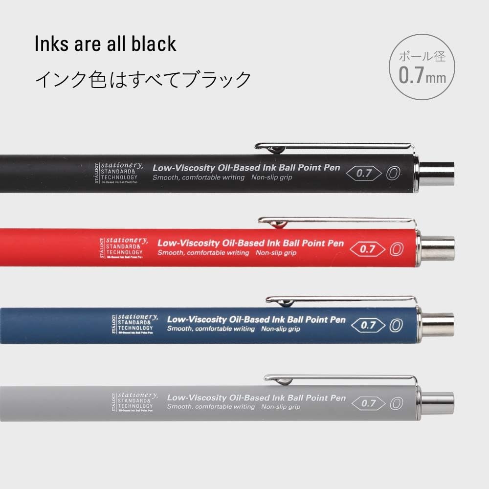 STALOGY 015 Low-Viscosity Oil-Based Ink Ballpoint Pen / Nitto
