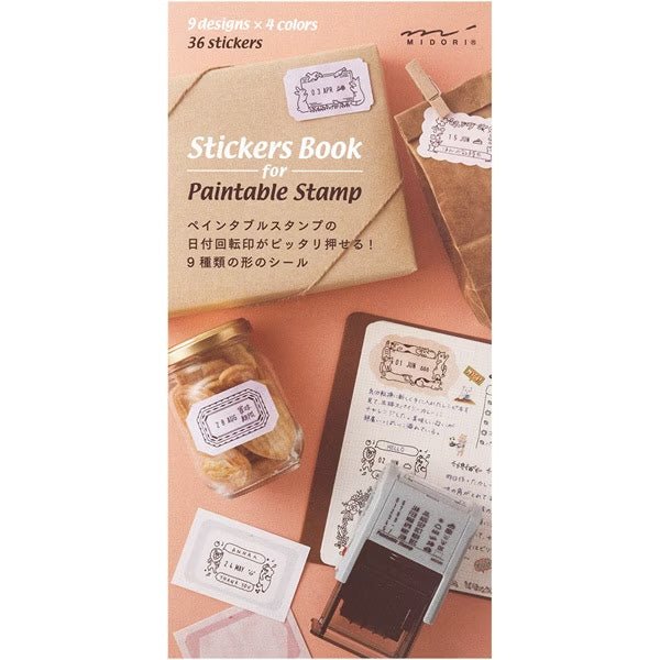Sticker Book for Rolling Paintable Stamp / MIDORI