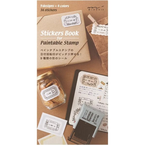 Sticker Book for Rolling Paintable Stamp / MIDORI