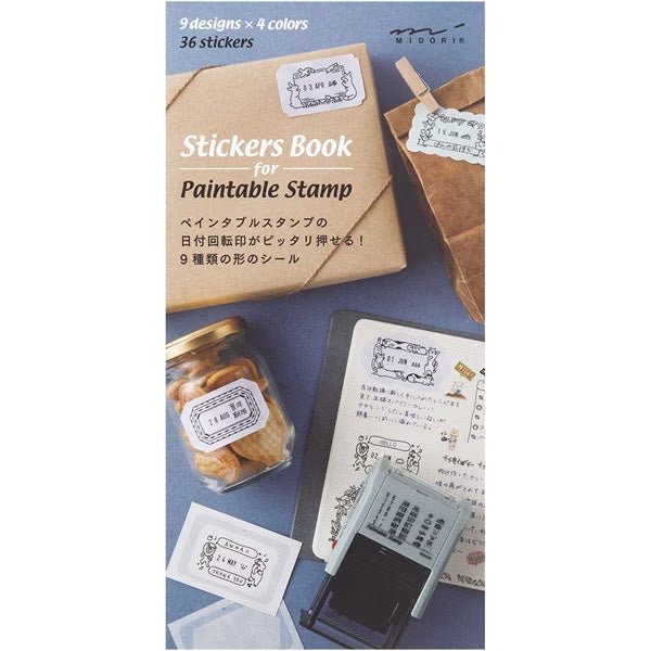 Sticker Book for Rolling Paintable Stamp / MIDORI