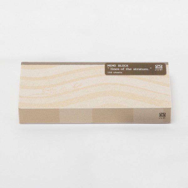 Strata Lines Memo Block / Marumo Printing