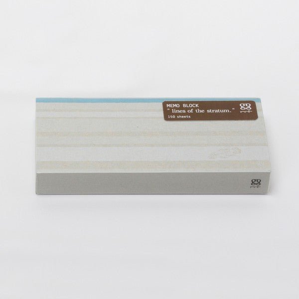 Strata Lines Memo Block / Marumo Printing