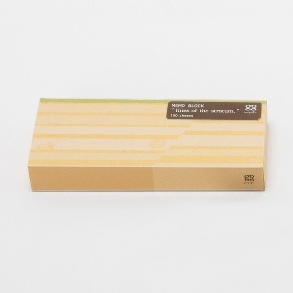 Strata Lines Memo Block / Marumo Printing
