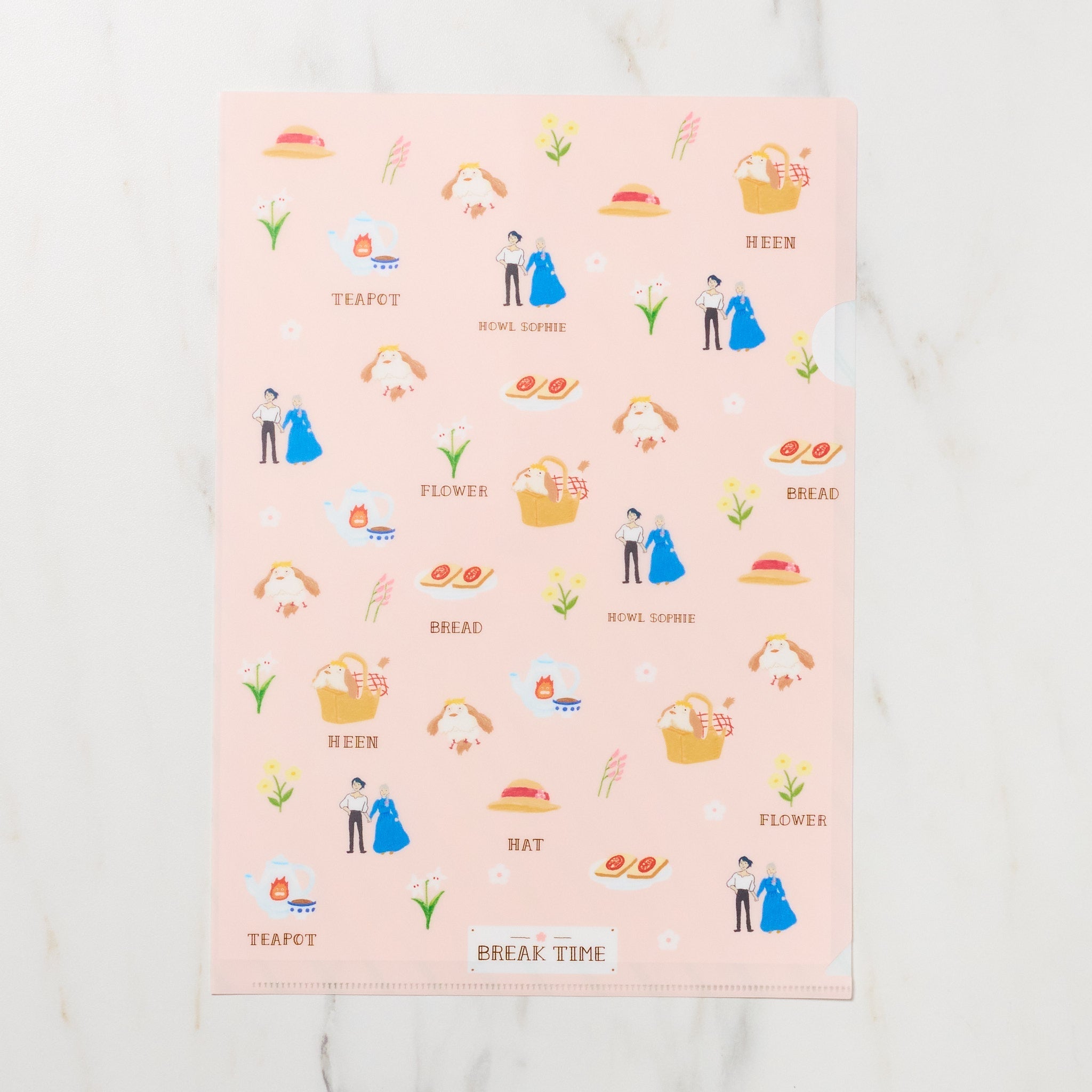 Studio Ghibli Break Time A4 Clear File Folder / Movic