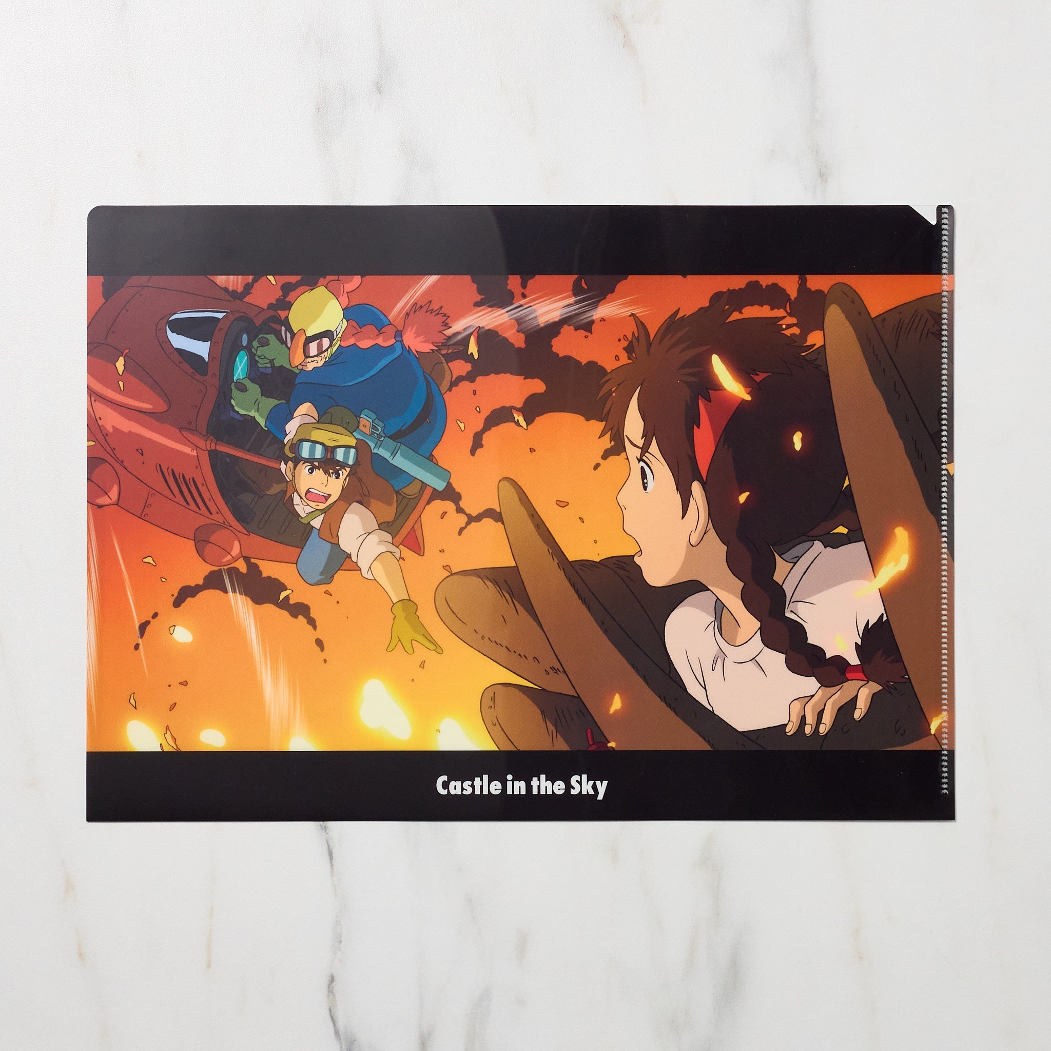 Studio Ghibli "Castle in the Sky" Scenes A4 Clear File Folder / Movic