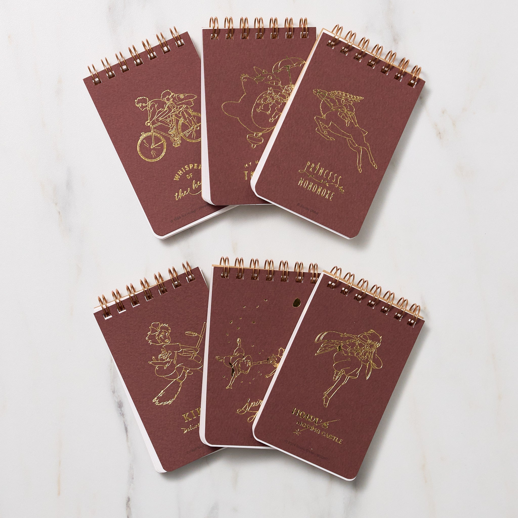 Studio Ghibli Foil Mini Ring Notebook / Movic