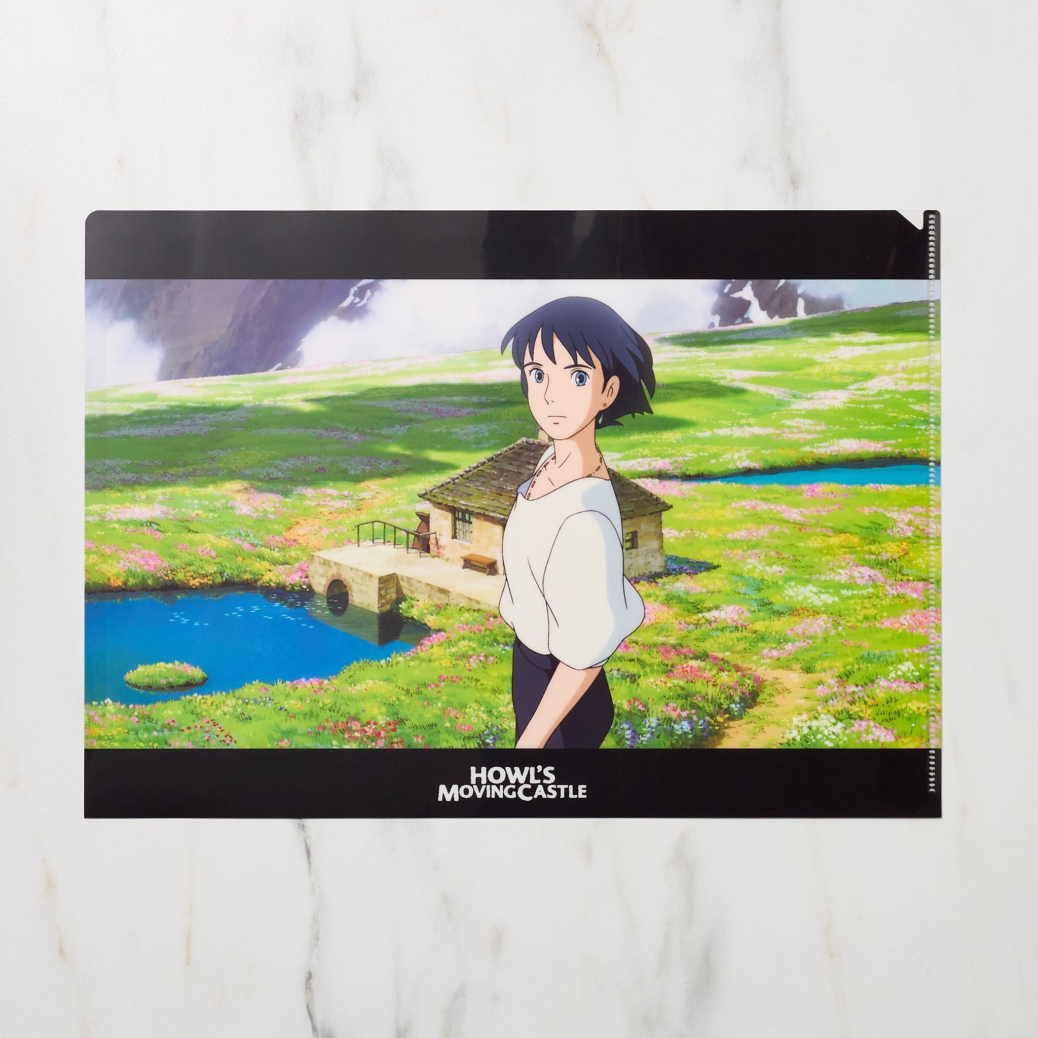 Studio Ghibli "Howl's Moving Castle" Scenes A4 Clear File Folder / Movic