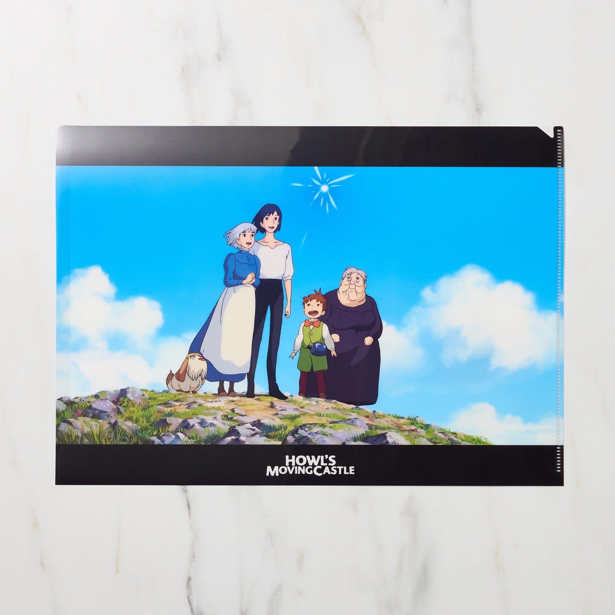 Studio Ghibli "Howl's Moving Castle" Scenes A4 Clear File Folder / Movic