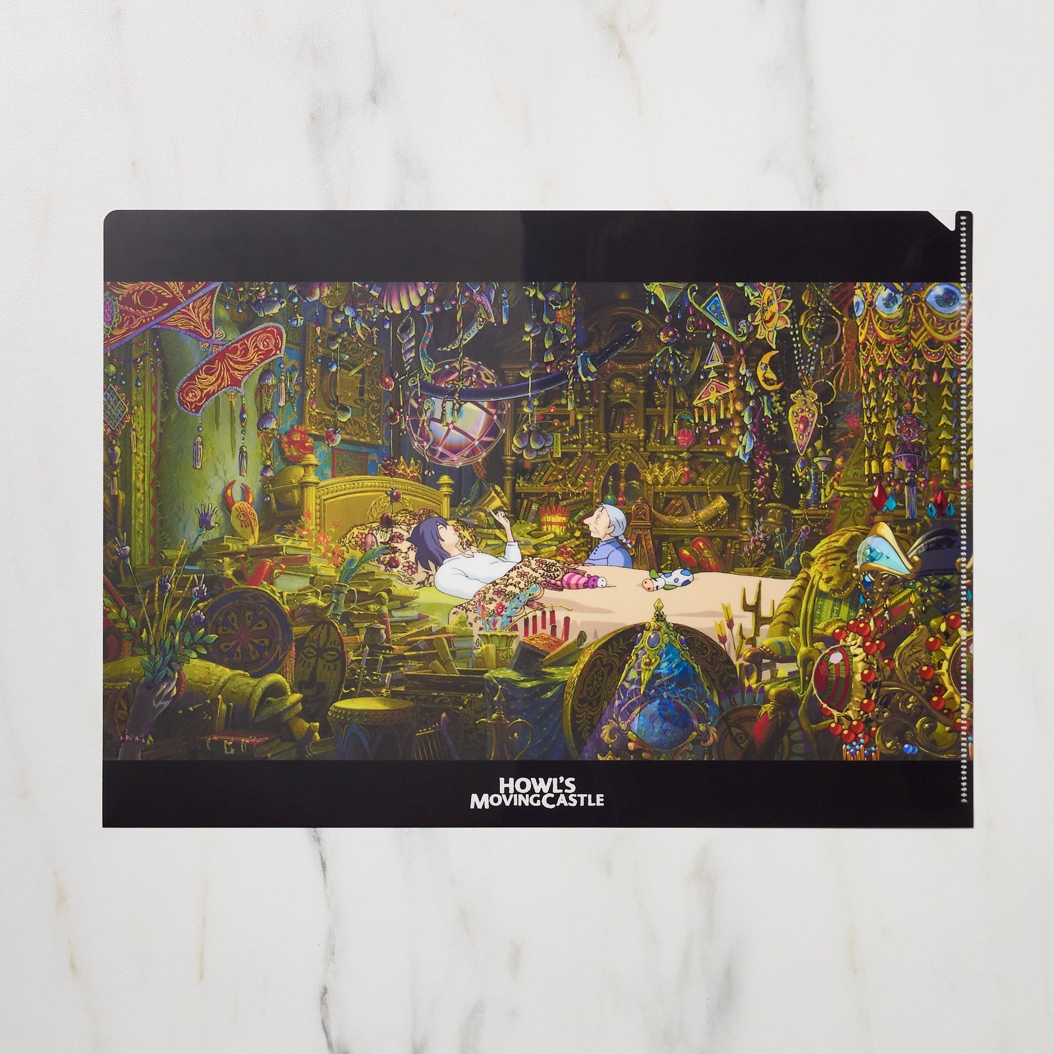 Studio Ghibli "Howl's Moving Castle" Scenes A4 Clear File Folder / Movic