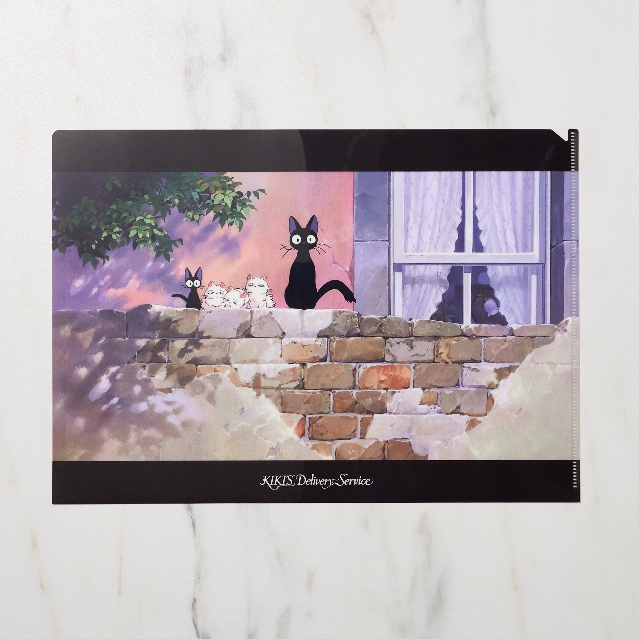 Studio Ghibli "Kiki's Delivery Service" Scenes A4 Clear File Folder / Movic