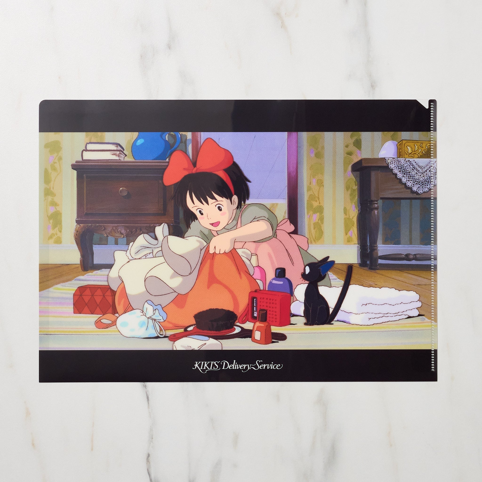 Studio Ghibli "Kiki's Delivery Service" Scenes A4 Clear File Folder / Movic